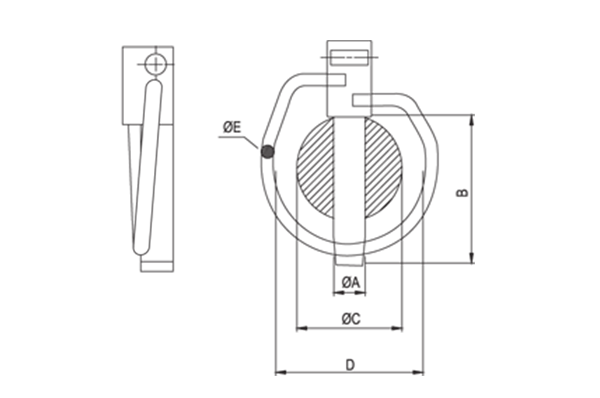 Linch Pin DIN 11024 specifications